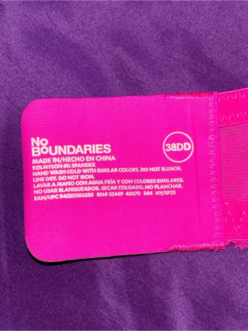 No Boundaries Bright Pink Lace Balconette Bra